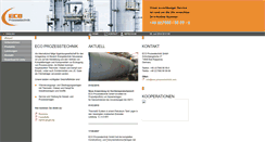 Desktop Screenshot of eco-prozesstechnik.com